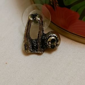 Stainless steel Sloth earrings